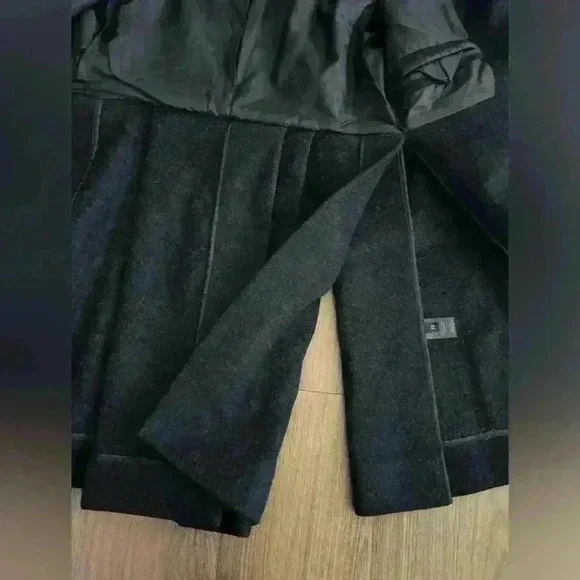 Co $1295 Wool Charcoal Gray Italian Coat Jacket Blazer Fall Luxury‎ City - Picture 5 of 15